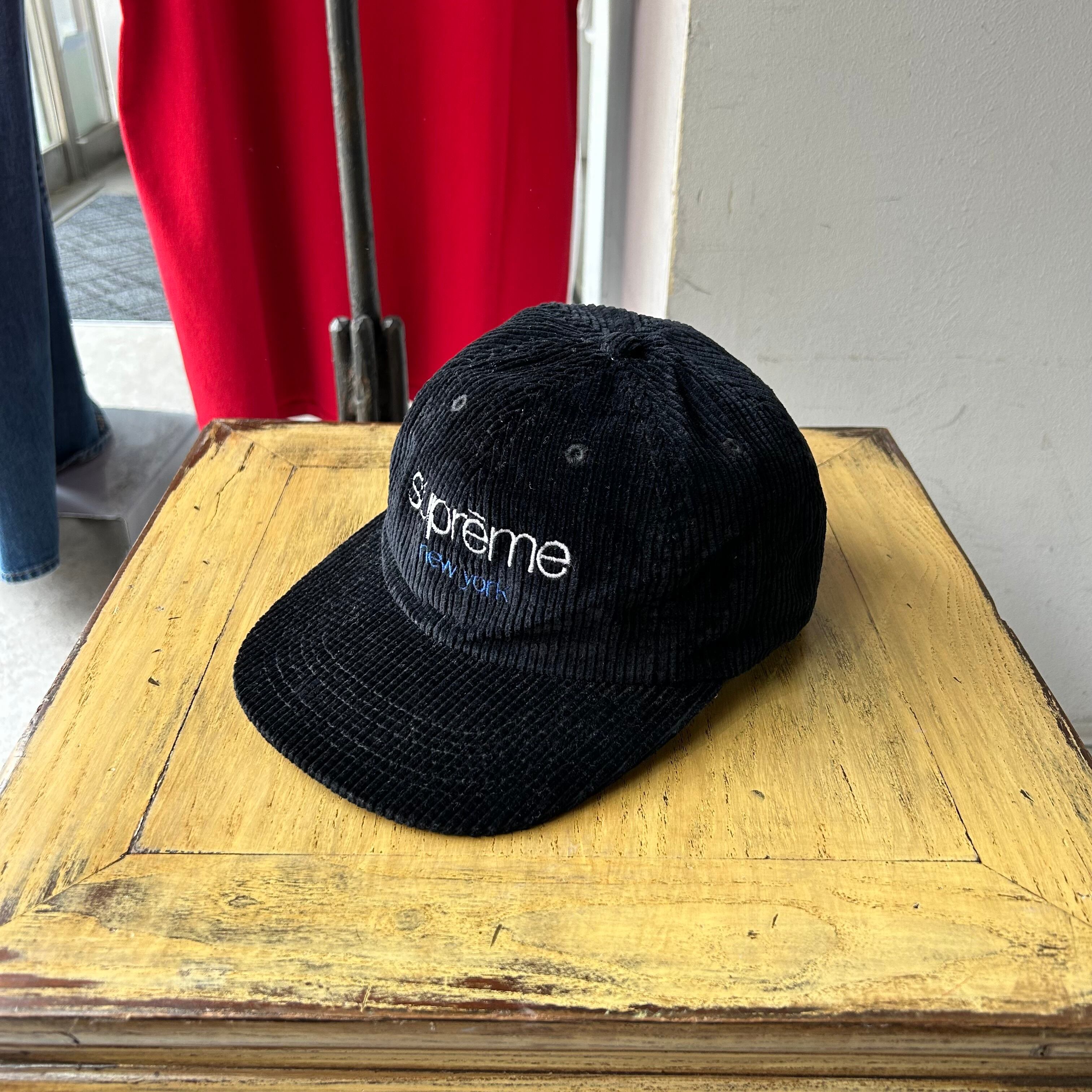 2017s SUPREME waffle coad classic logo 6panel cap【仙台店】