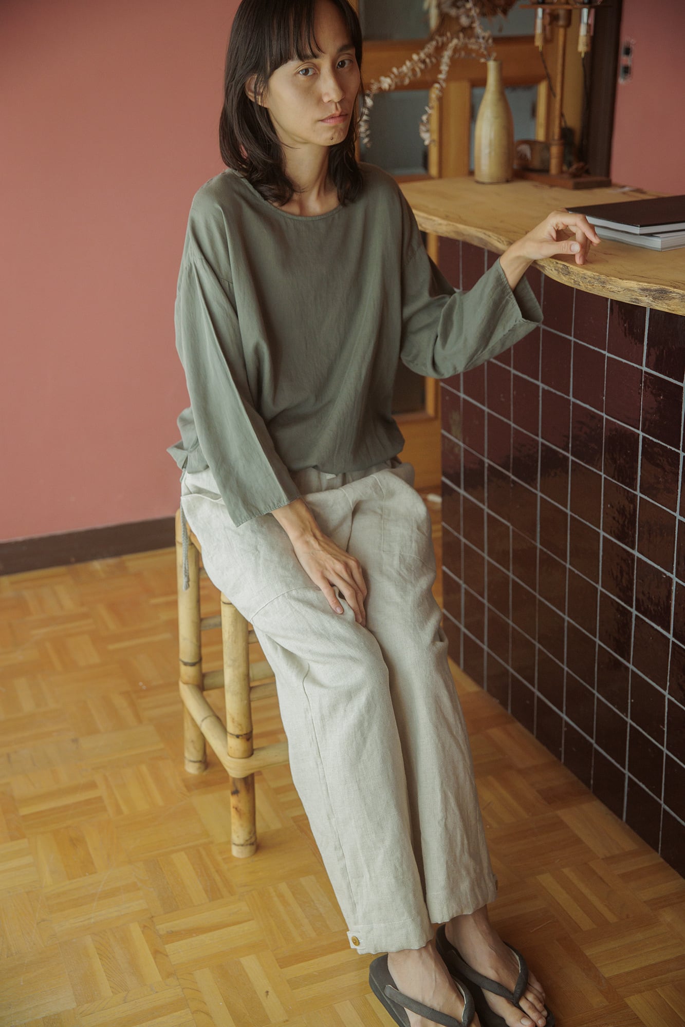 Mizunara Pants / 無染色