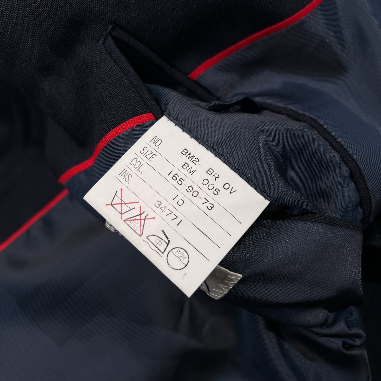 希少 J.PRESS ジェイプレス 金ボタン ダブル ブレザー テーラードジャケット サイズ 165-90-73 /ネイビー/樫山/ビンテージ