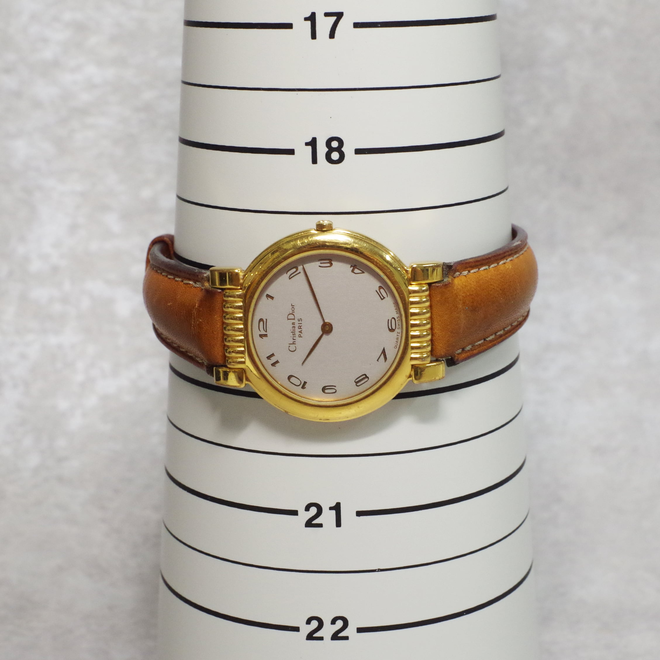 Christian Dior ディオール GP クォーツ 革ベルト 腕時計 メンズ 2417 ...