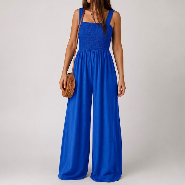 Sleeveless Wide-Leg All-in-One 00009