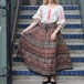 USA VINTAGE ASIAN DESIGN LONG SKIRT/アメリカ古着アジアンデザインロングスカート