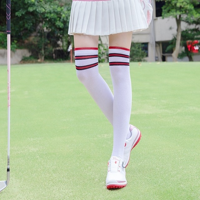 スポーティー　ライン　ニーハイソックス