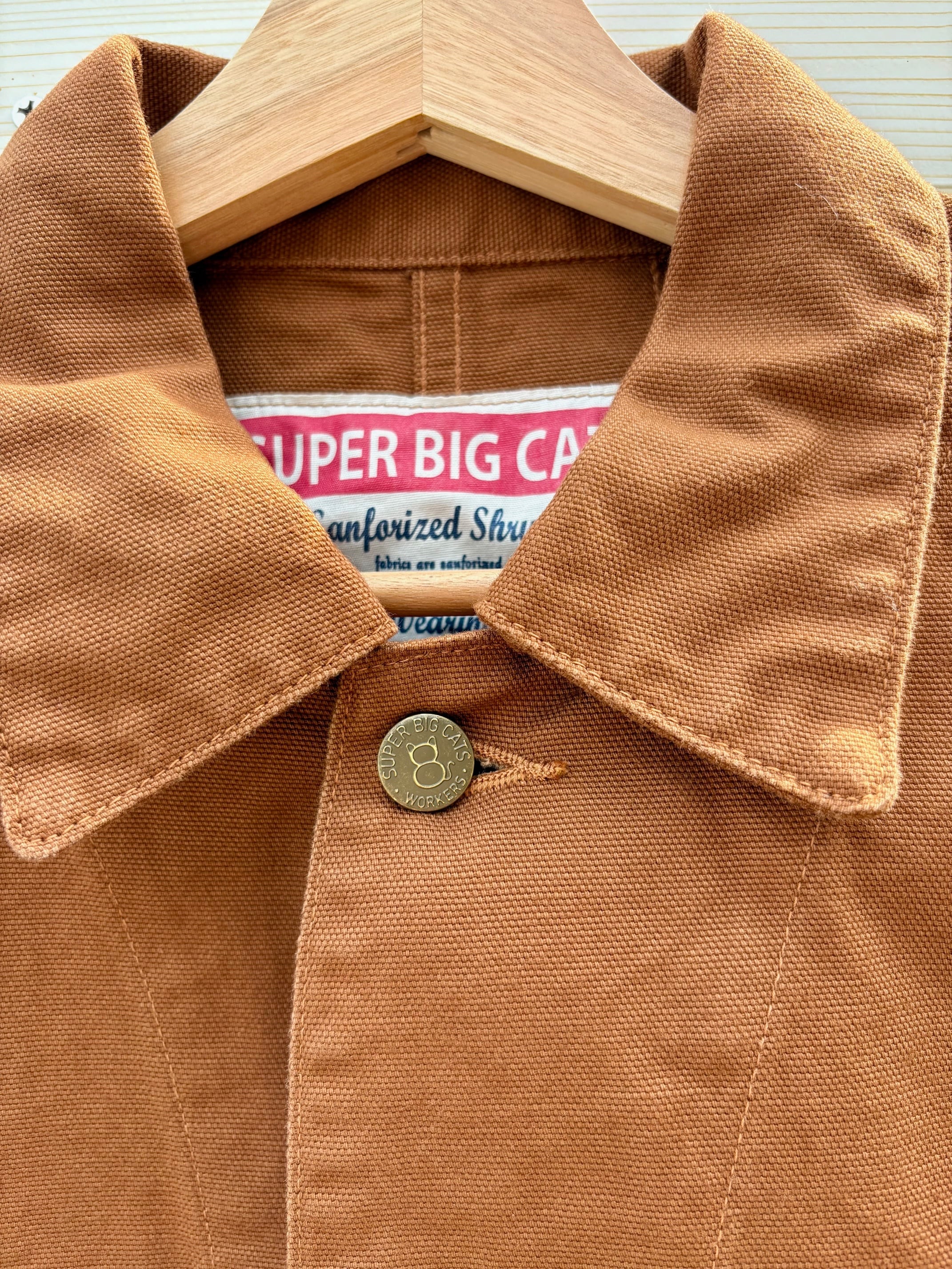美品　Workers Railroad Jacket 38 ブラウン WORKERS / SUPER BIG CAT Railroad Jacket (Brown Duck) – McFly