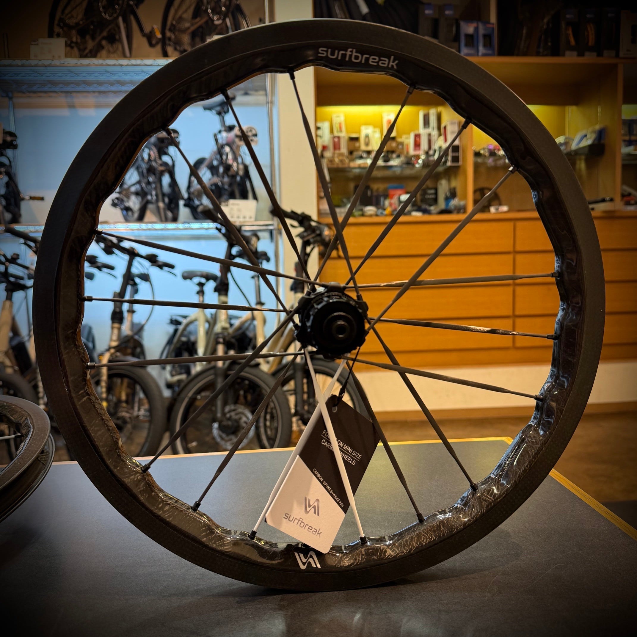 SMC Surfbreak 16 inch 349 Carbon Spokes Wheels Waves Rim for