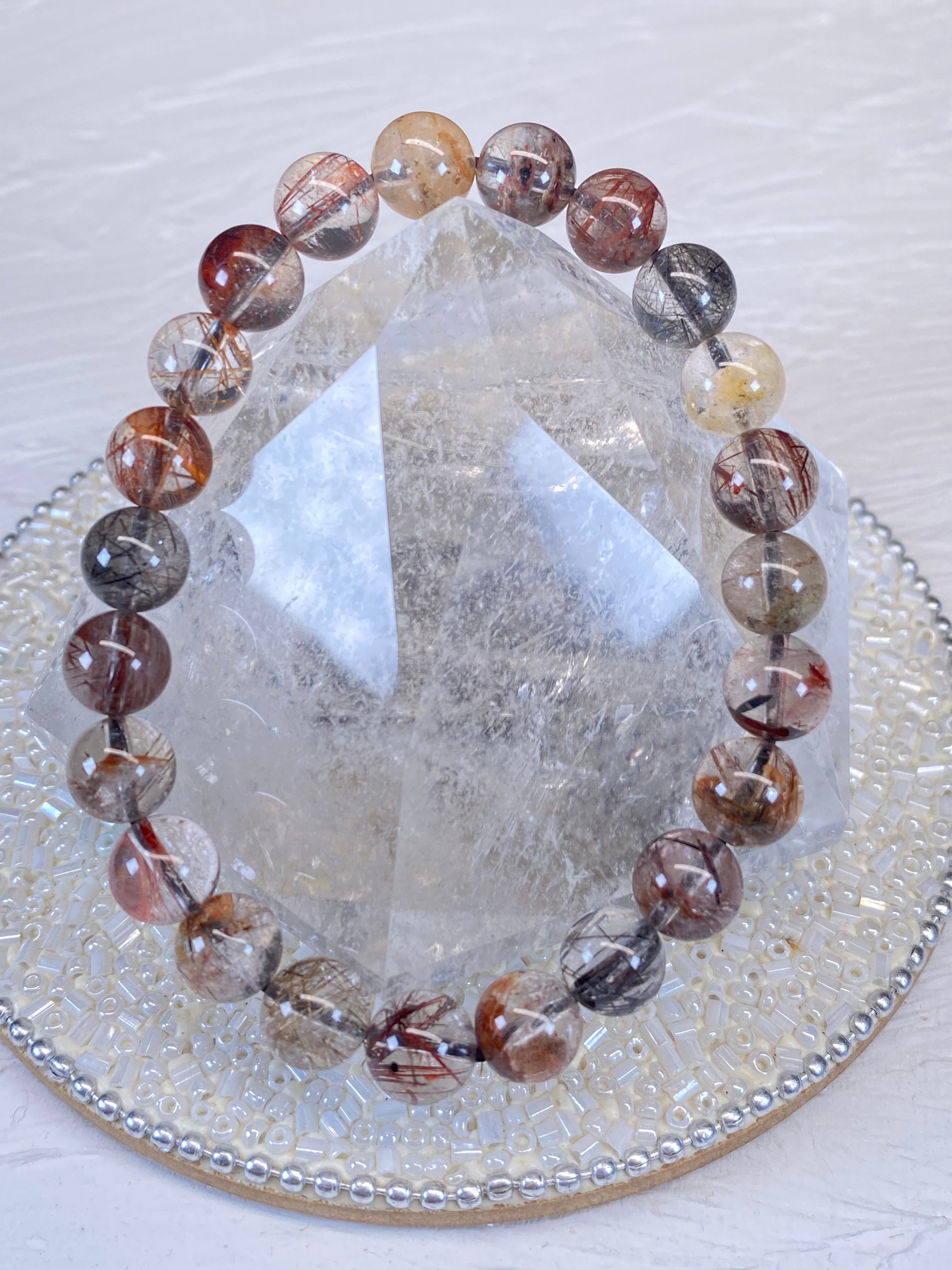 【ガーデンルチルクォーツ】私の霊力入れてます。パワーがズドンとくる！ ガーデンルチルクォーツ】私の霊力入れてます。パワーがズドンとくる