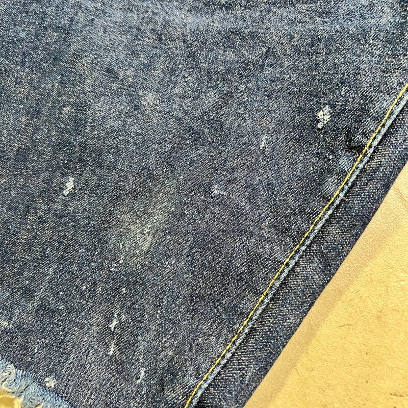 60's~ LEVI'S リーバイス 501 カットオフデニム Big E Sタイプ 濃紺
