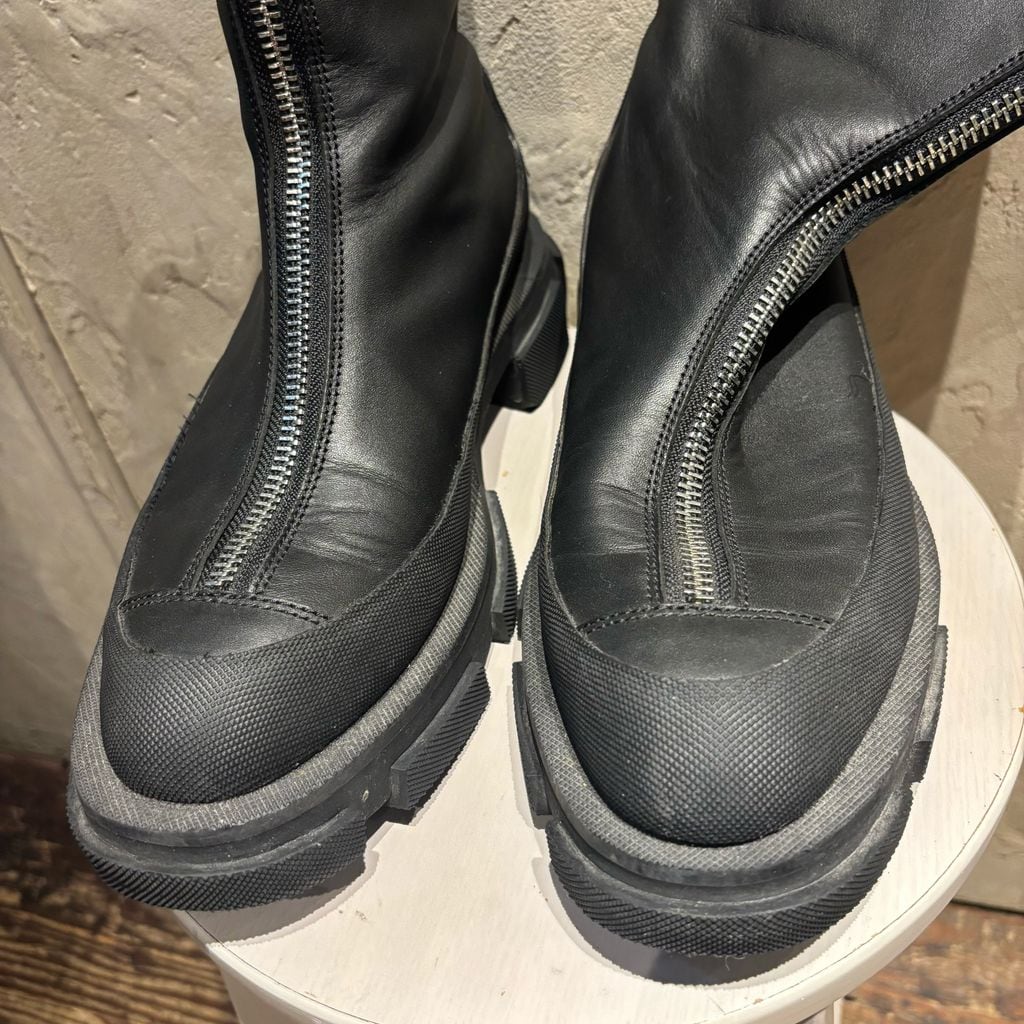 both ボース L's GAO Platform Front Zip Boots ジップアップ ブーツ