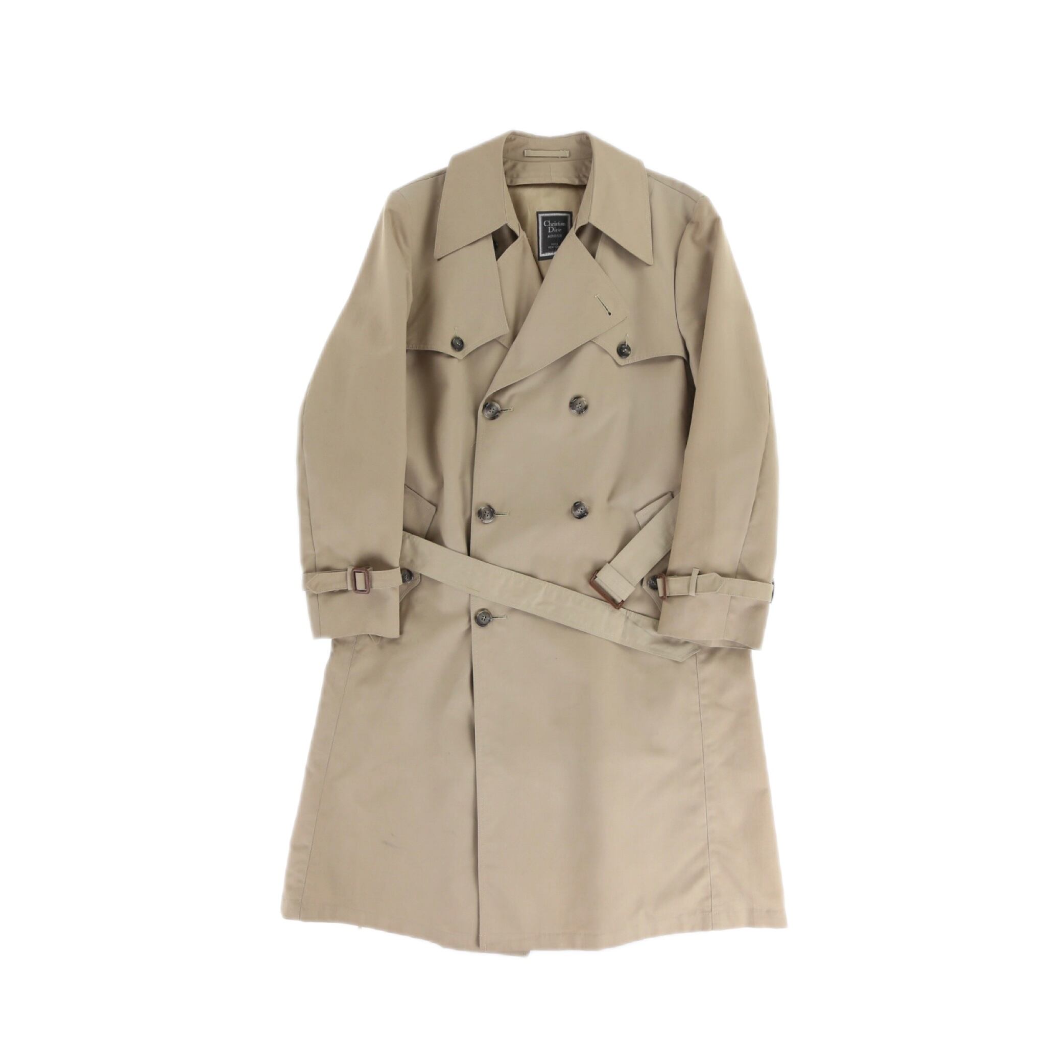 『42L』80's/Christian Dior/ディオール★トレンチコート 80s 80年代 クリスチャンディオールムッシュ ロングコート