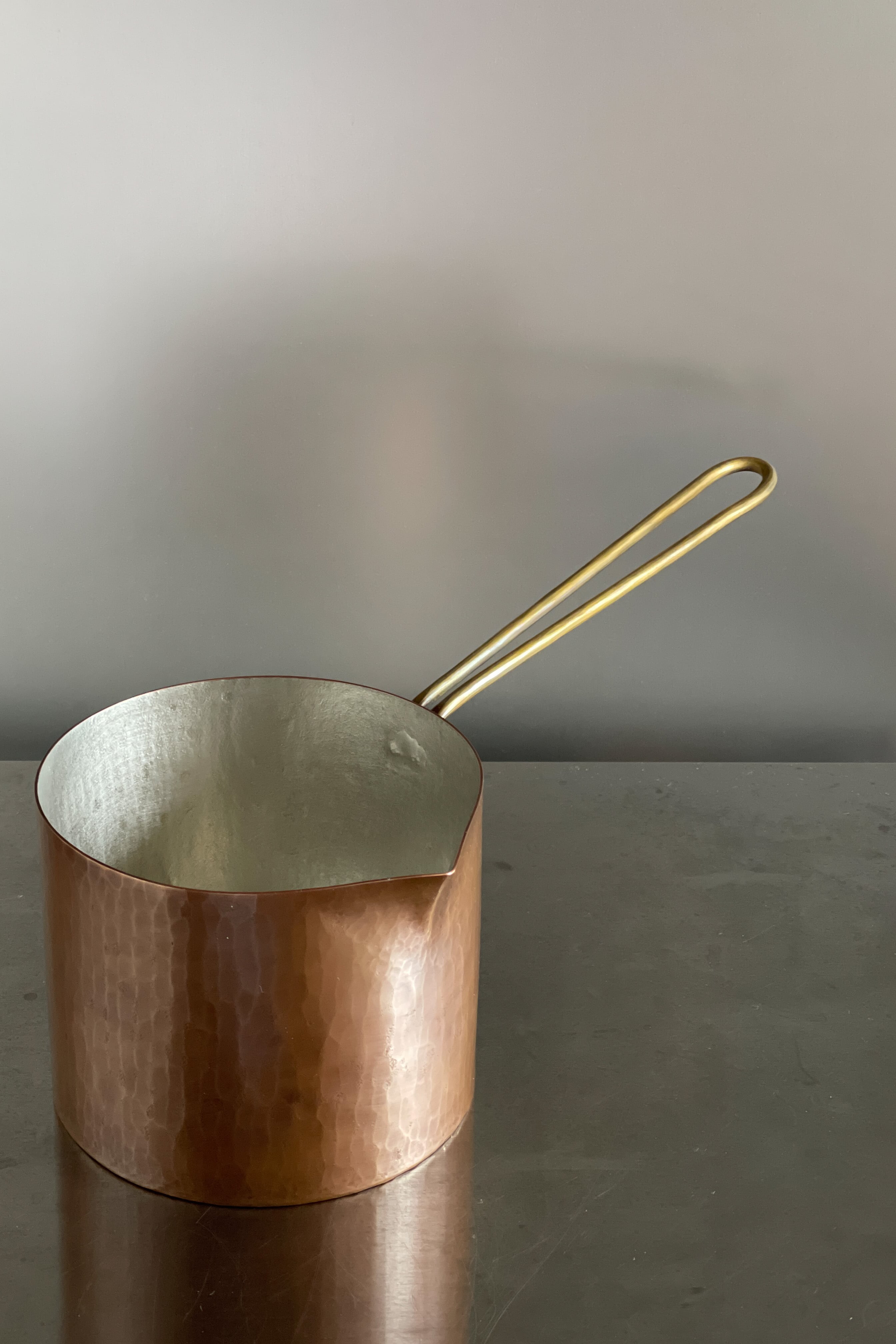 ミルクパン 鎚起銅器 大橋保隆作品 OYa2309_03（ご予約承ります