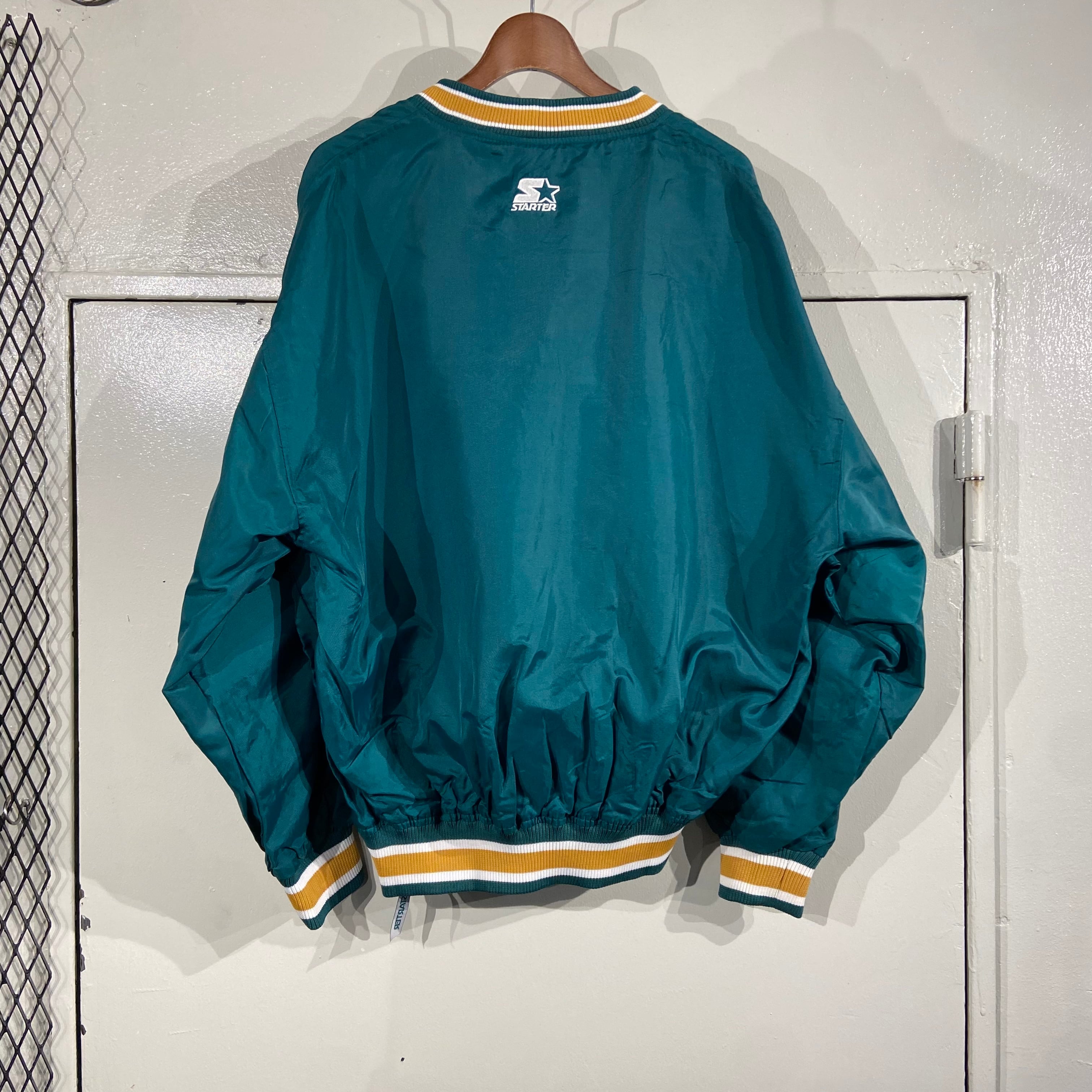 ピステ ゲームシャツ アメリカ USA 90s ナイロン ジャケット 緑