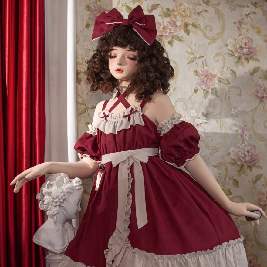 姫袖 トランペットスリーブ ゴシック 病みかわいい服 チャイナ服 華