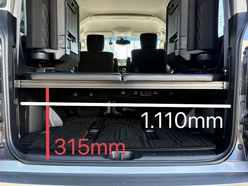 MDF デリカD:5用 オリジナルベッドキット（ブラック Ver.2）【送料込