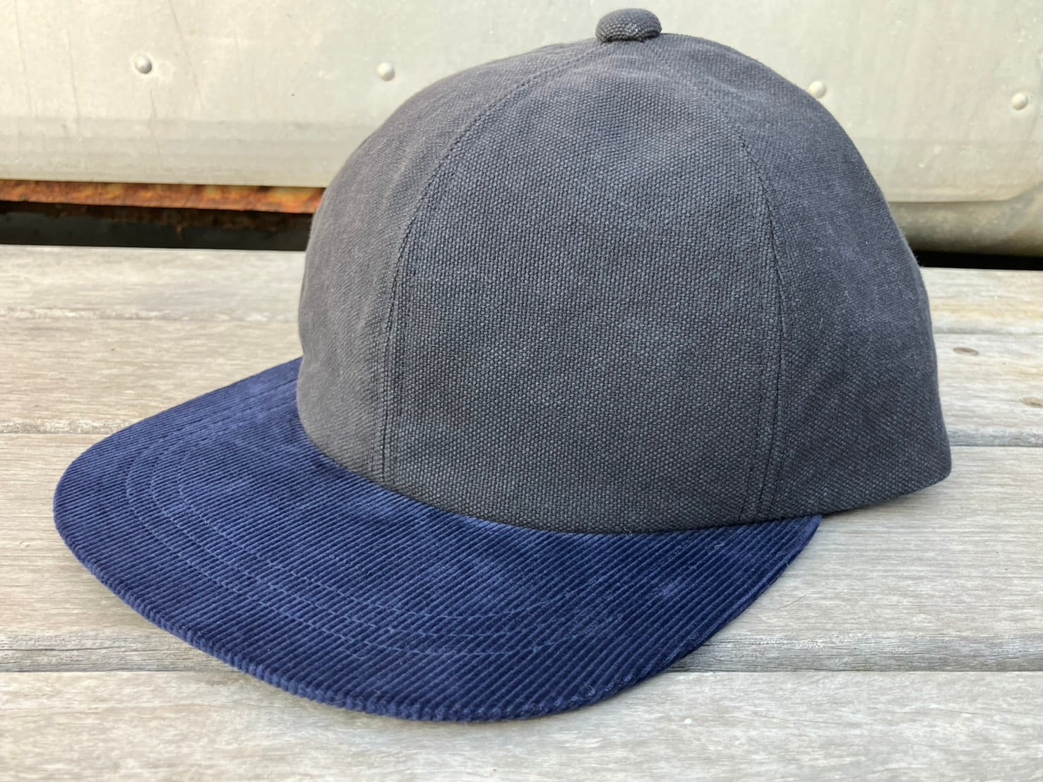 CEREAL ORIGINAL DUCK CORDUROY 2TONE CAP “BUSTED”【無地】