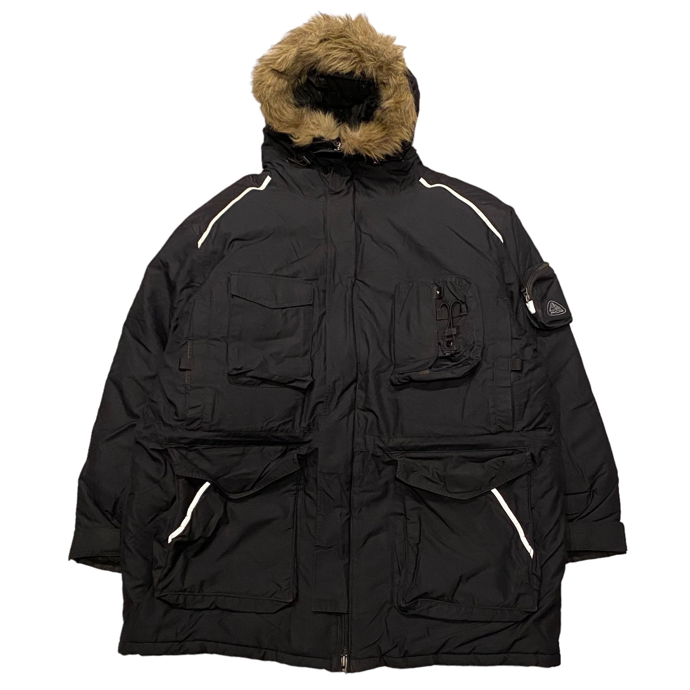 90's NIKE ACG Outer Layer 3 Down Jacket Black XL / ナイキACG