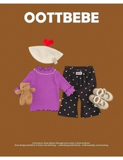 韓国子供服 / 26winter / oottbebe / セリーヌリブフレアT / ベビー&キッズ / 冬服 *XS~XL*