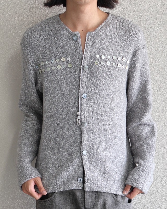 theworldisyouroyster 25AW/PEEL Zipper Cardigan