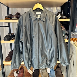 PERSTON & YORK LEATHER JACKET BLACK XL