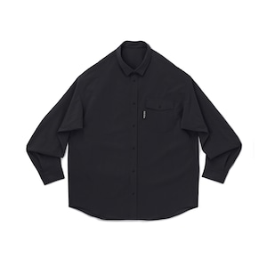RIDGE MOUNTAIN GEAR 「Poly Basic Long Sleeve Shirt(2023)」Black Navy
