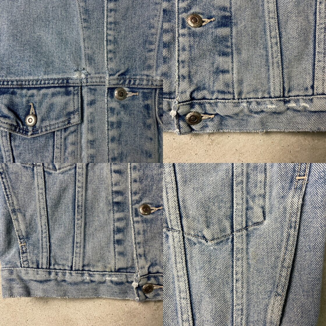 80~90年代 BANANA REPUBLIC バナナリパブリック デニムジャケット 襟 