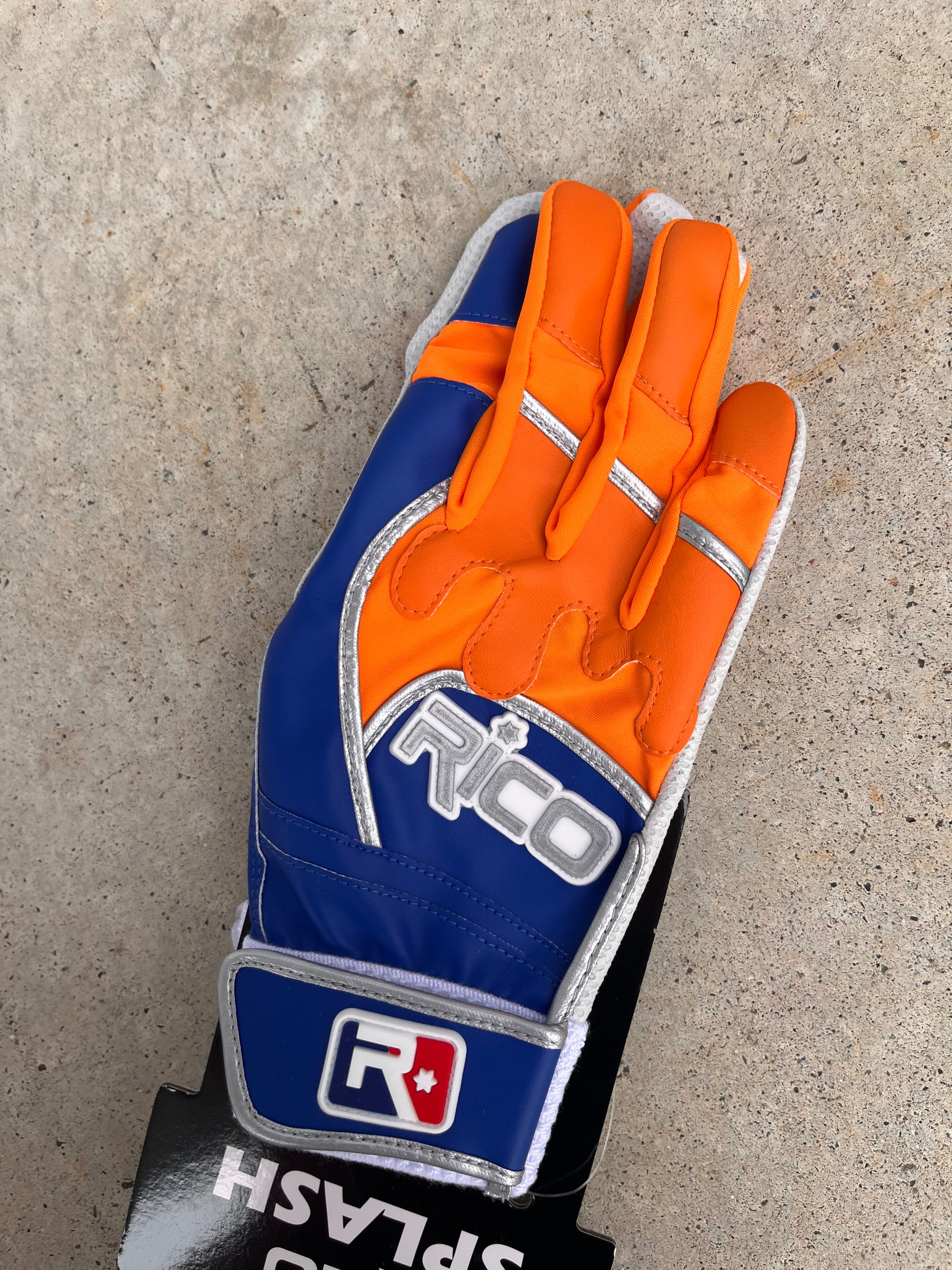 RICO バッティンググローブ（Royal/Orange） | ミツウマスポーツ