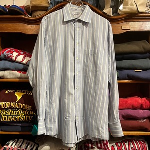 1990's Burberrys Stripe Long Sleeve Shirt 15 1/2 USA製 D1154