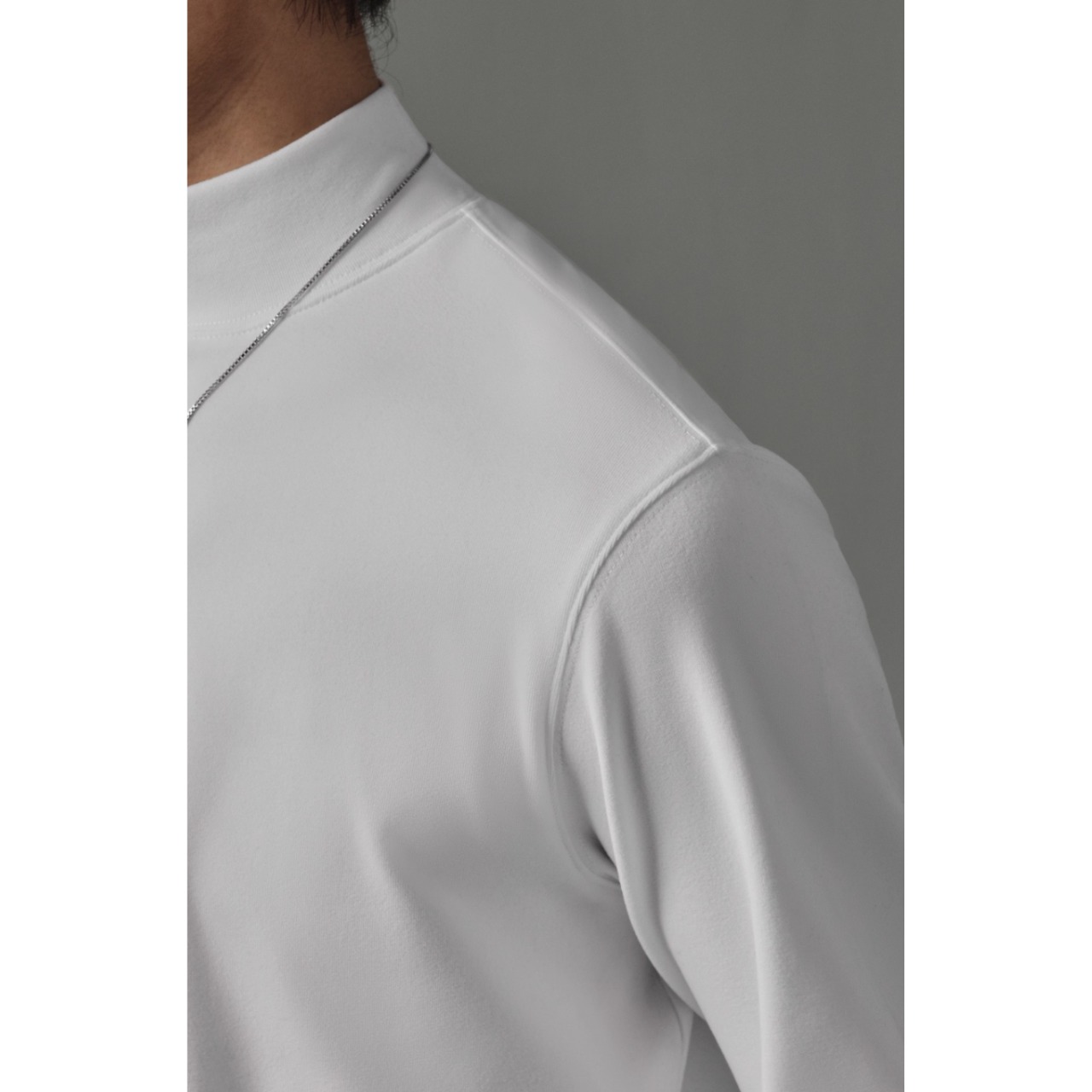 モックネック 長袖カットソー af0421