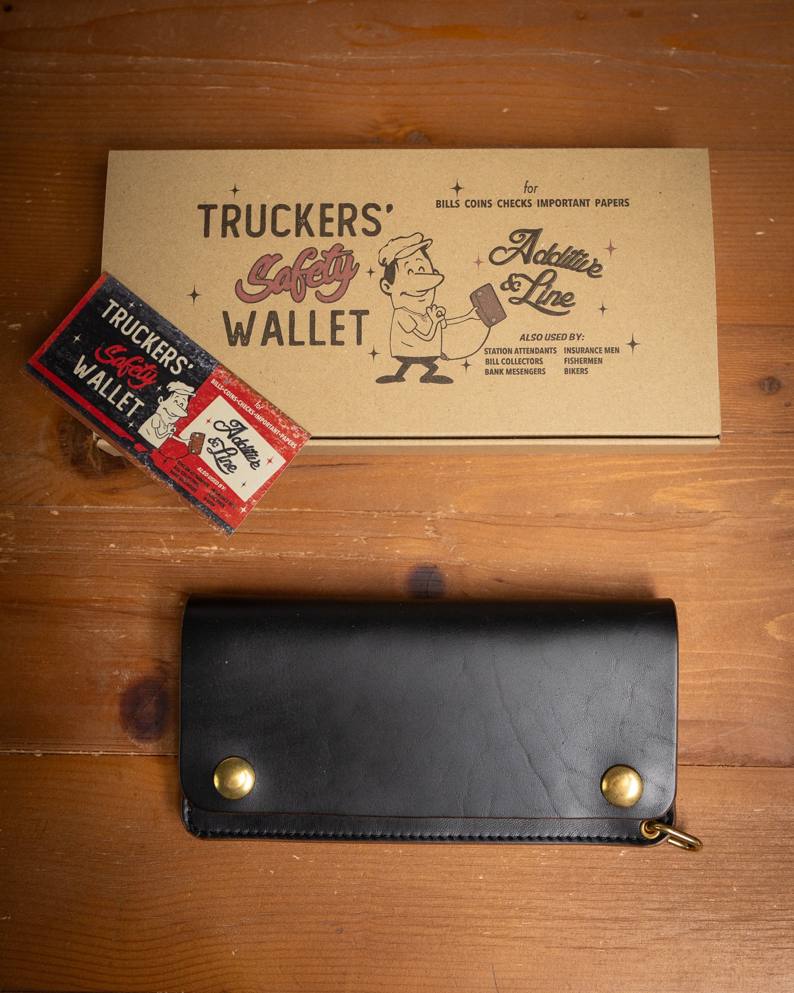 Additive and Line】Tracker Wallet TW-004 Maryam Horse Butt 3層