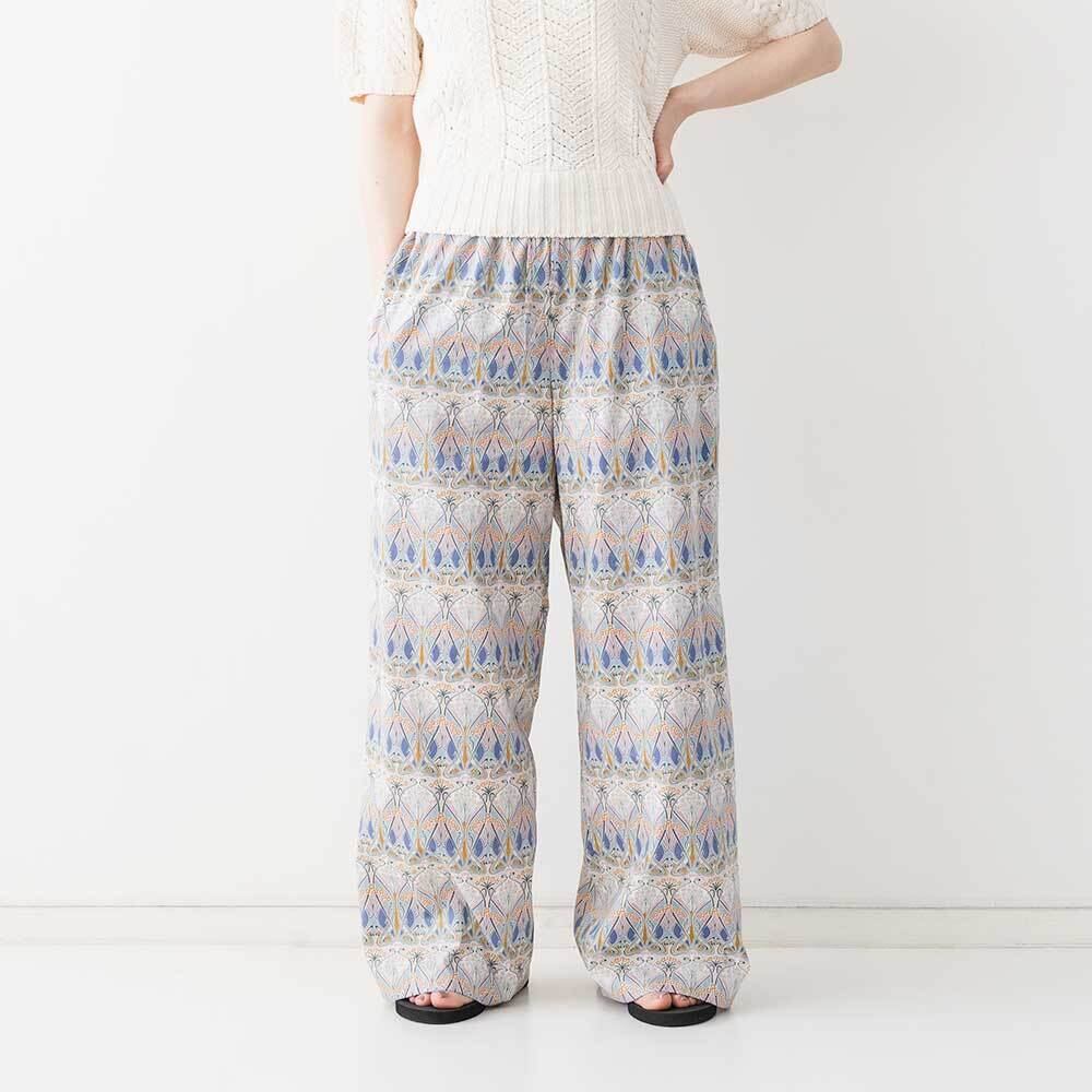 Michel Beaudouin リバティプリントイージーパンツ