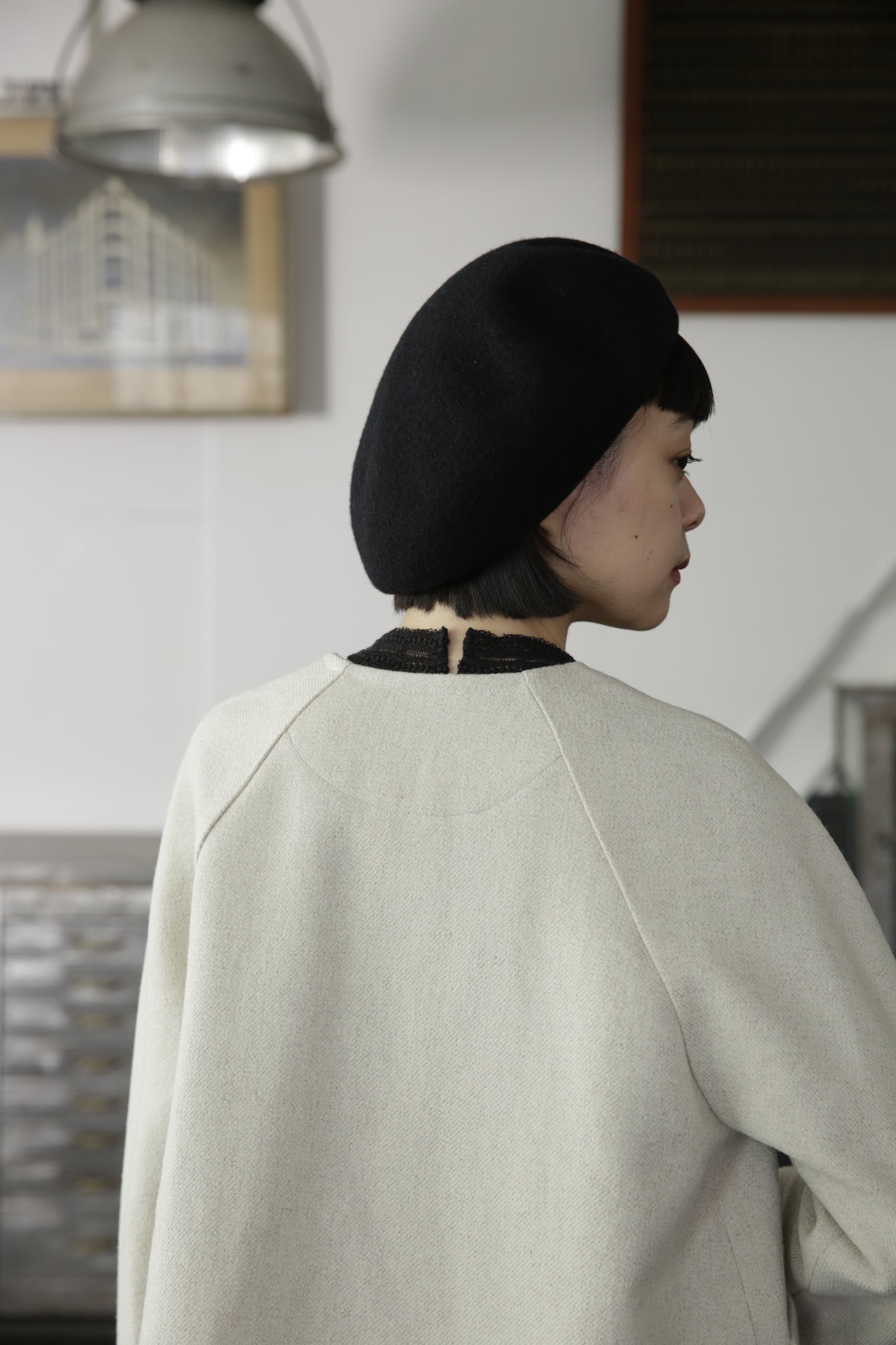 縫代付き型紙??CFS3-21／ノーカラーコート（香田あおいさん） | cfmarche