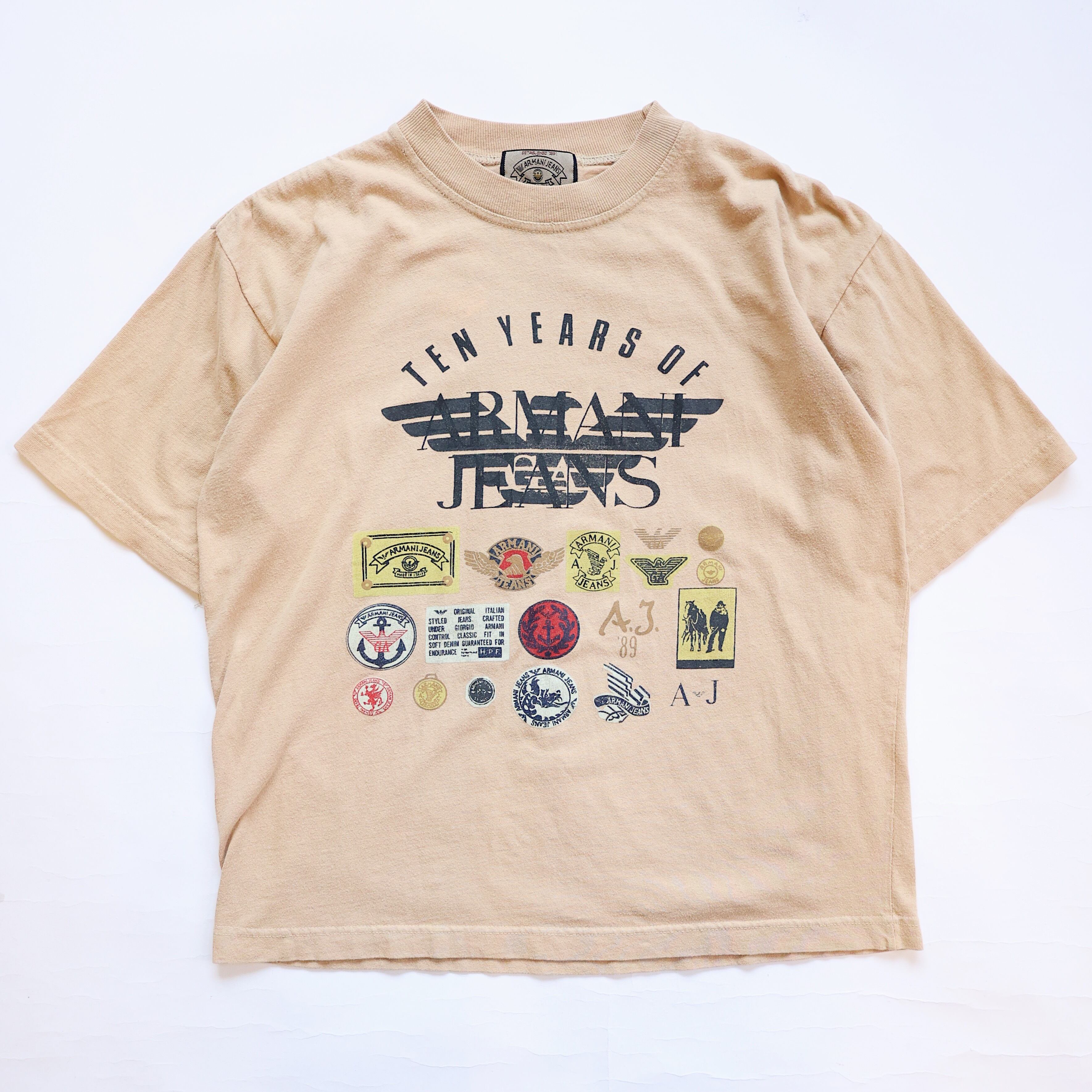 ARMANI JEANS TEN YEARS LOGO TSHIRT