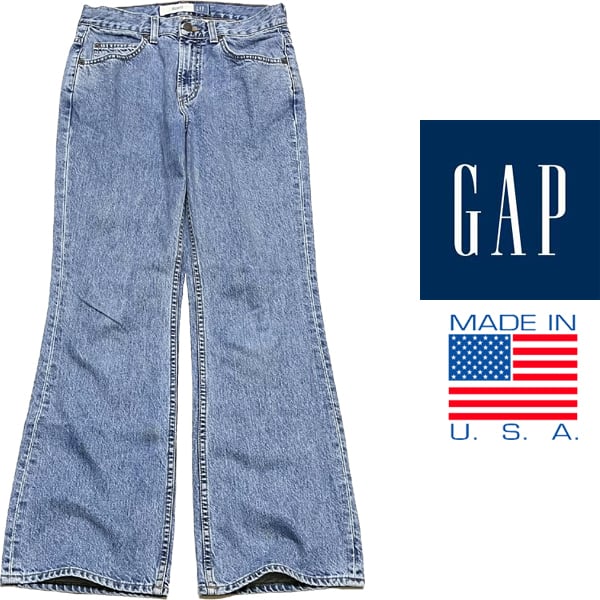 1点物◇USA製ギャップGAPデニムパンツFlareブーツカットジーンズ 1点物◇USA製ギャップGAPデニムパンツFlareブーツカットジーンズ