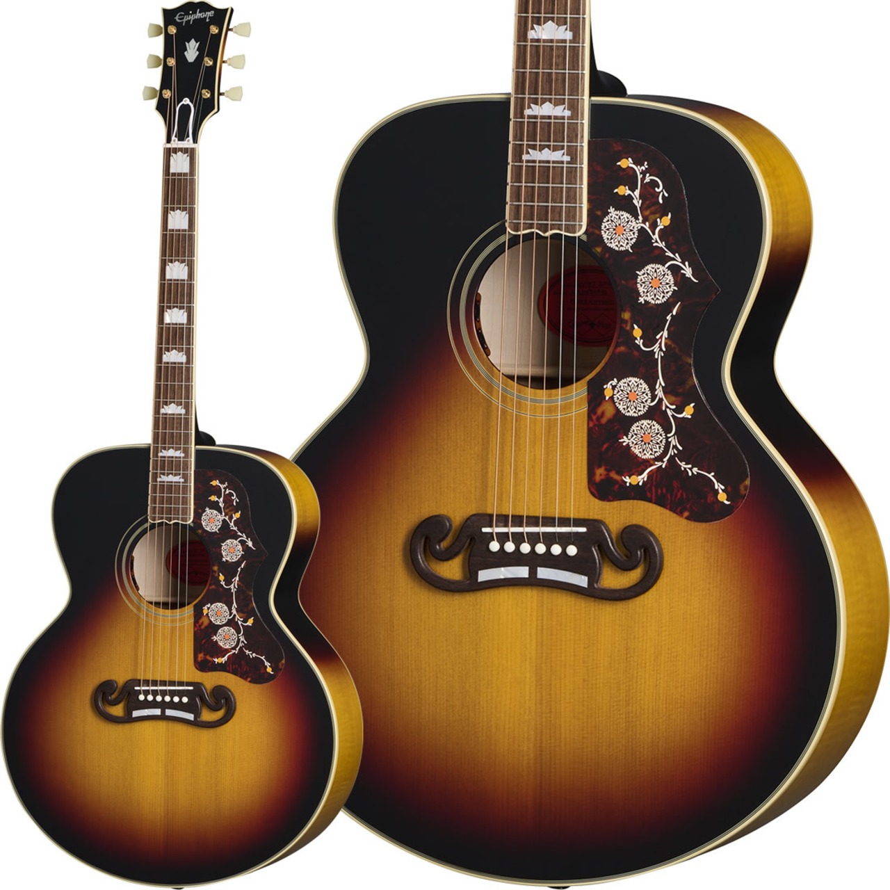 Epiphone Inspired by Gibson Custom 1957 SJ-200 (Vintage Sunburst) [LR Baggs プリアンプ搭載エレアコ仕様]