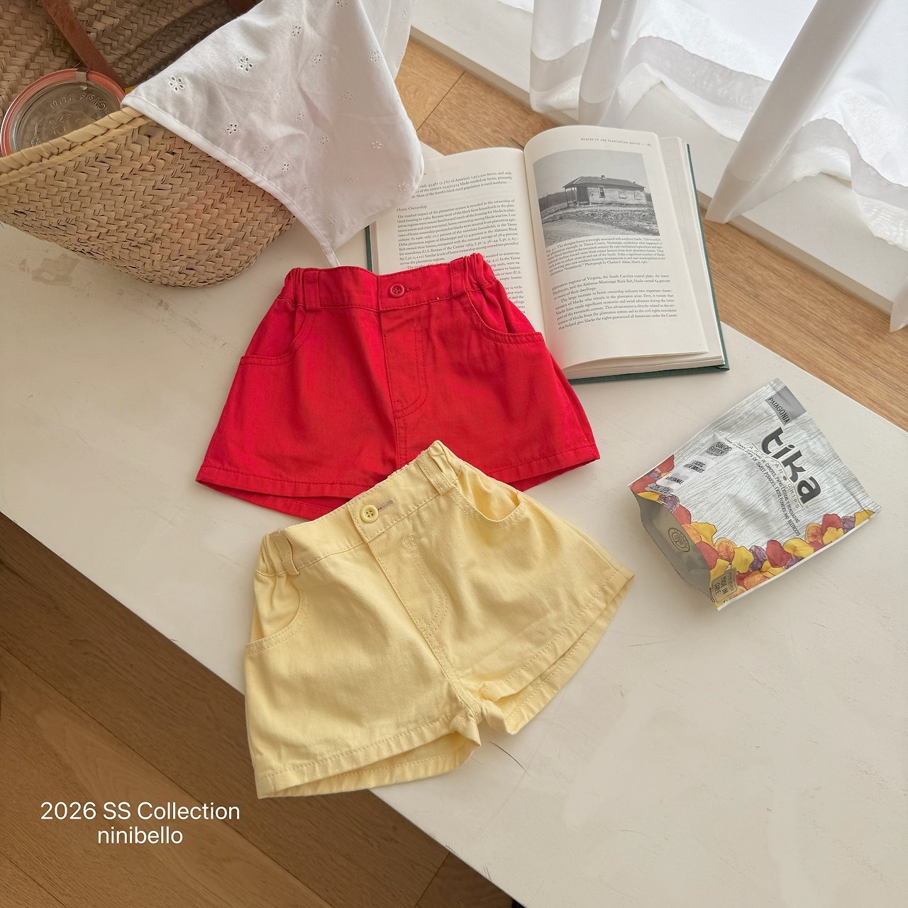 [ninibello] Toyhaf Pants +fee2 / [니니벨로] 토이하프팬츠