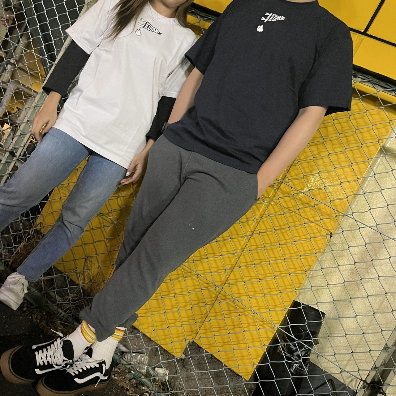 【ICUPANI】オリジナルデザイン　Tシャツ　ネイビー