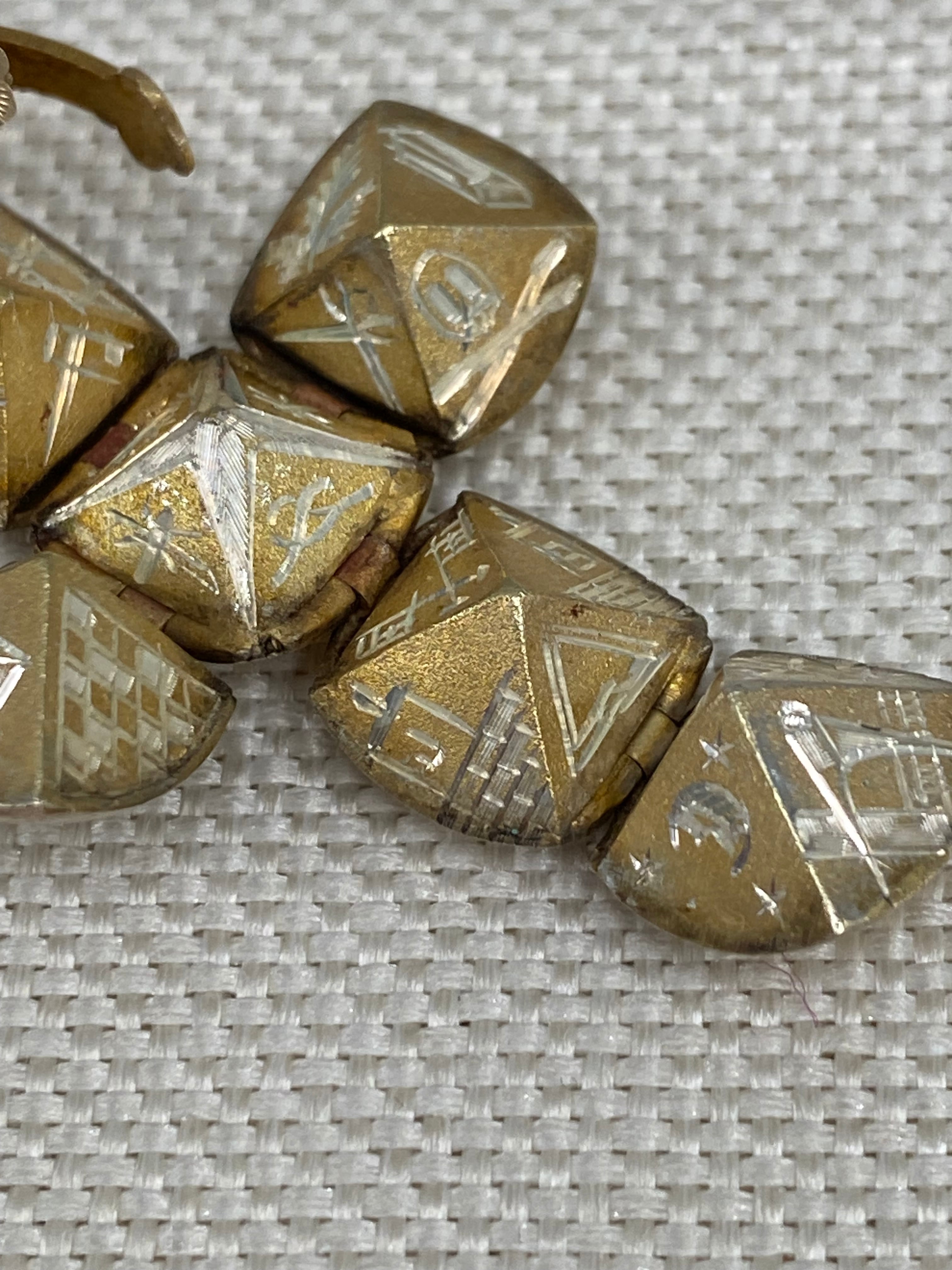 貴重】イギリス アンティーク フリーメイソンボール クロス 大きな