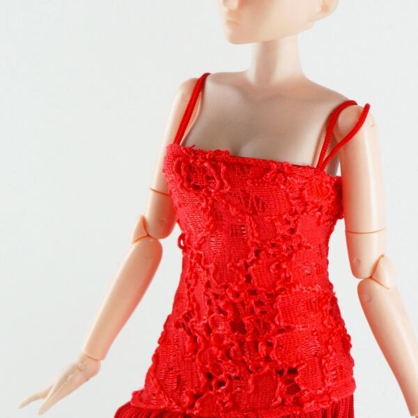 ドール服 1/6 女性用27 ラテンダンシングドレス TBS063RED MW - 画像1