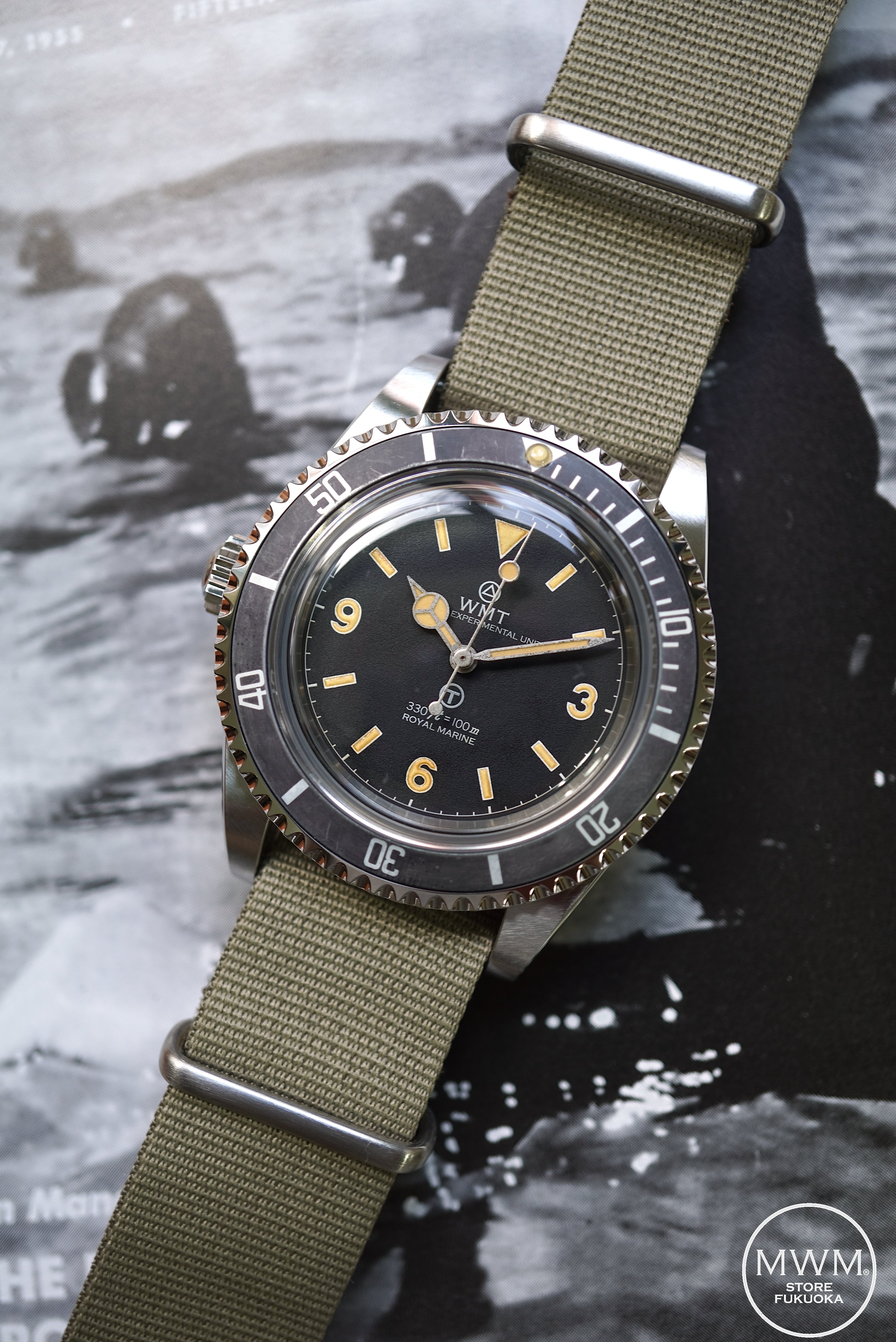 wmt ロイヤルマリン 純正ブレス付き 楽天市場】WMT ダブルエムティー WATCHES ROYAL MARINE ロイヤル