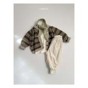 【取寄】minirobe ラインカーディガン｜冬服｜韓国子供服
