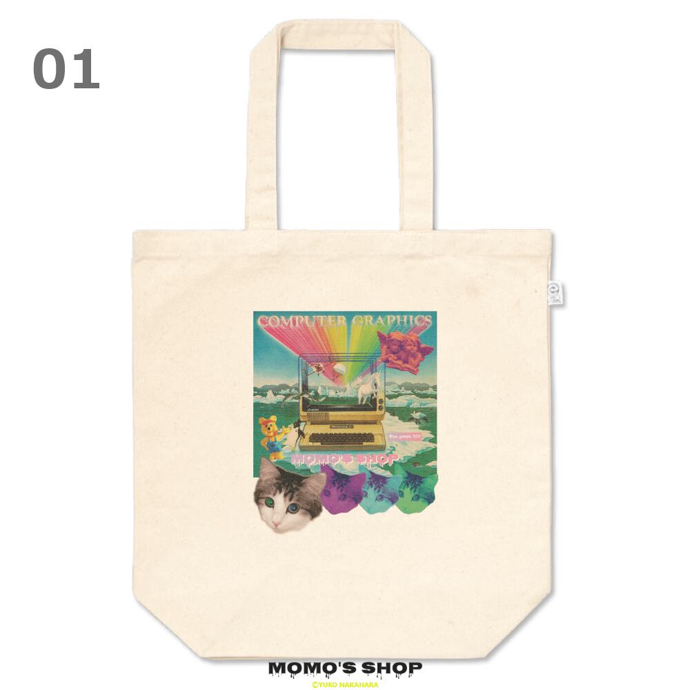 もものトートバッグ M | MOMO's Shop