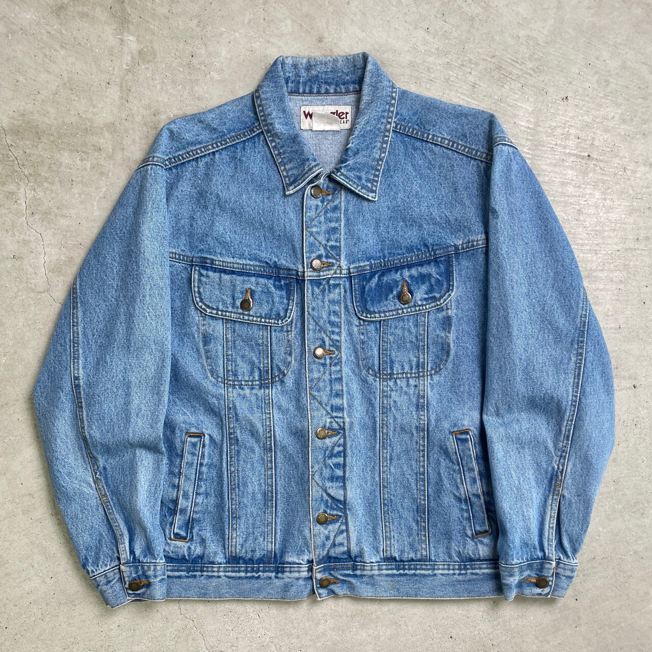 ラングラー デニムジャケット 古着 90年代 Wrangler RUGGED WEAR 