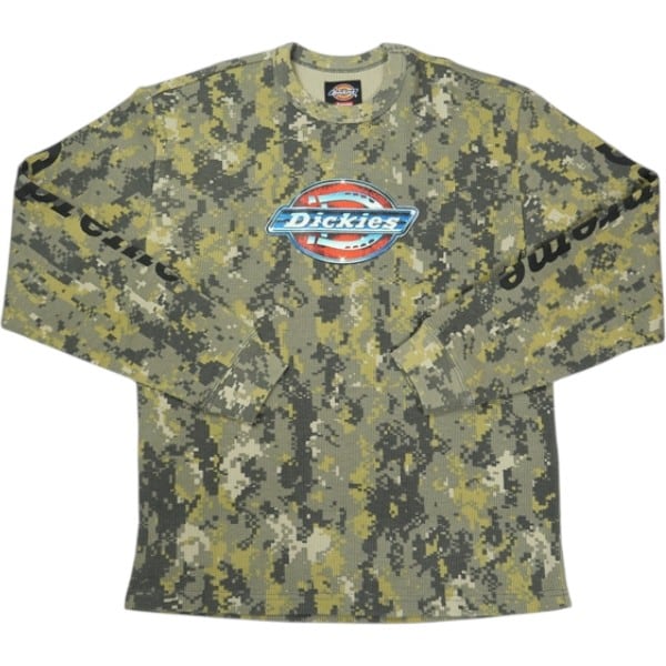 最安値Supreme/Dickies 迷彩サーマルTシャツ M 最安値Supreme/Dickies