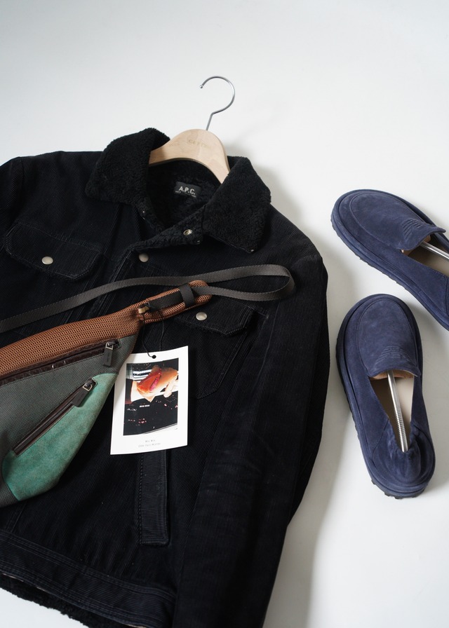 90’s A.P.C. corduroy boa jacket