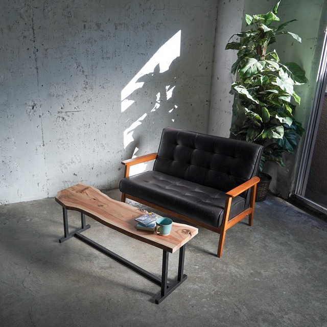 杉の一枚板 ローテーブル