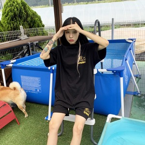 [GARIMU] Bulldog Print Short Sleeve (3COLOR)   正規品 韓国ブランド 韓国通販 韓国代行 韓国ファッション シャツ Tシャツ