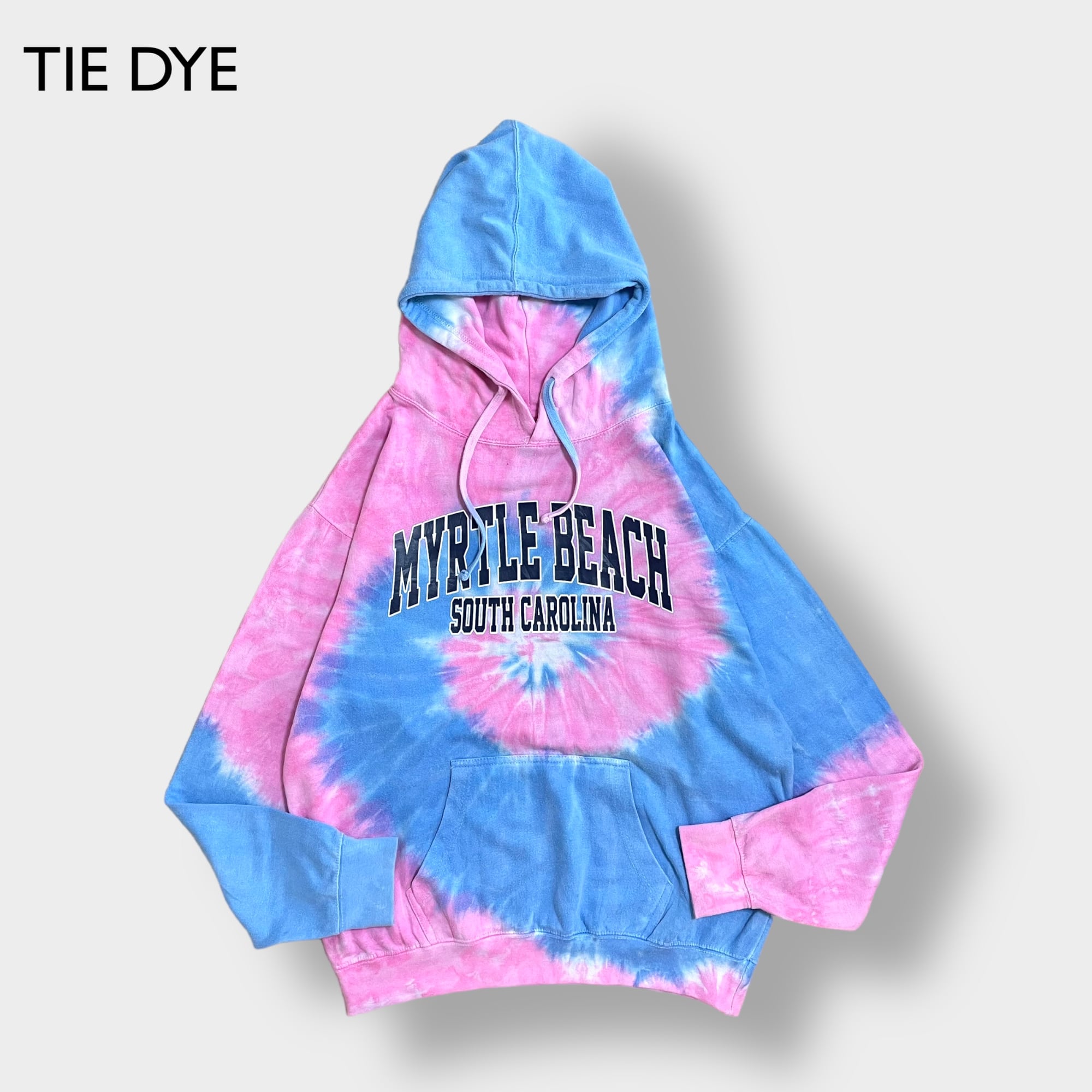 【URU】tye-dye タイダイ パーカー