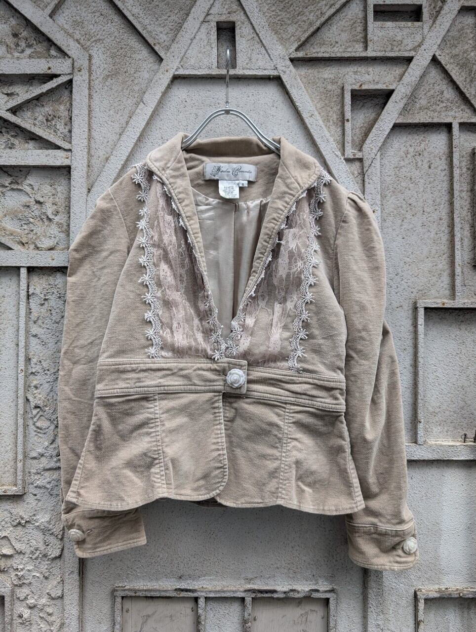 "MARDESS ROMANTIC" velour designed tailored jackets