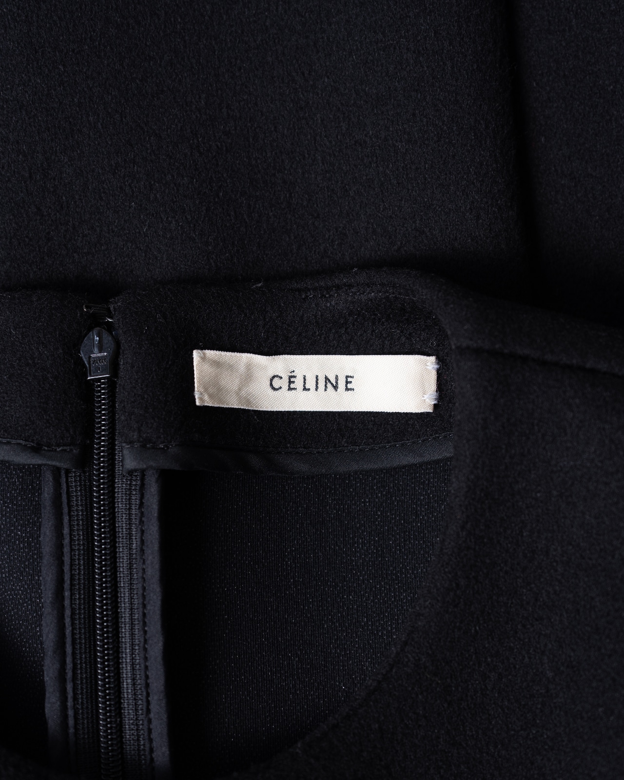 〈CÉLINE by phoebe philo〉Double Shoulder Zip Dress