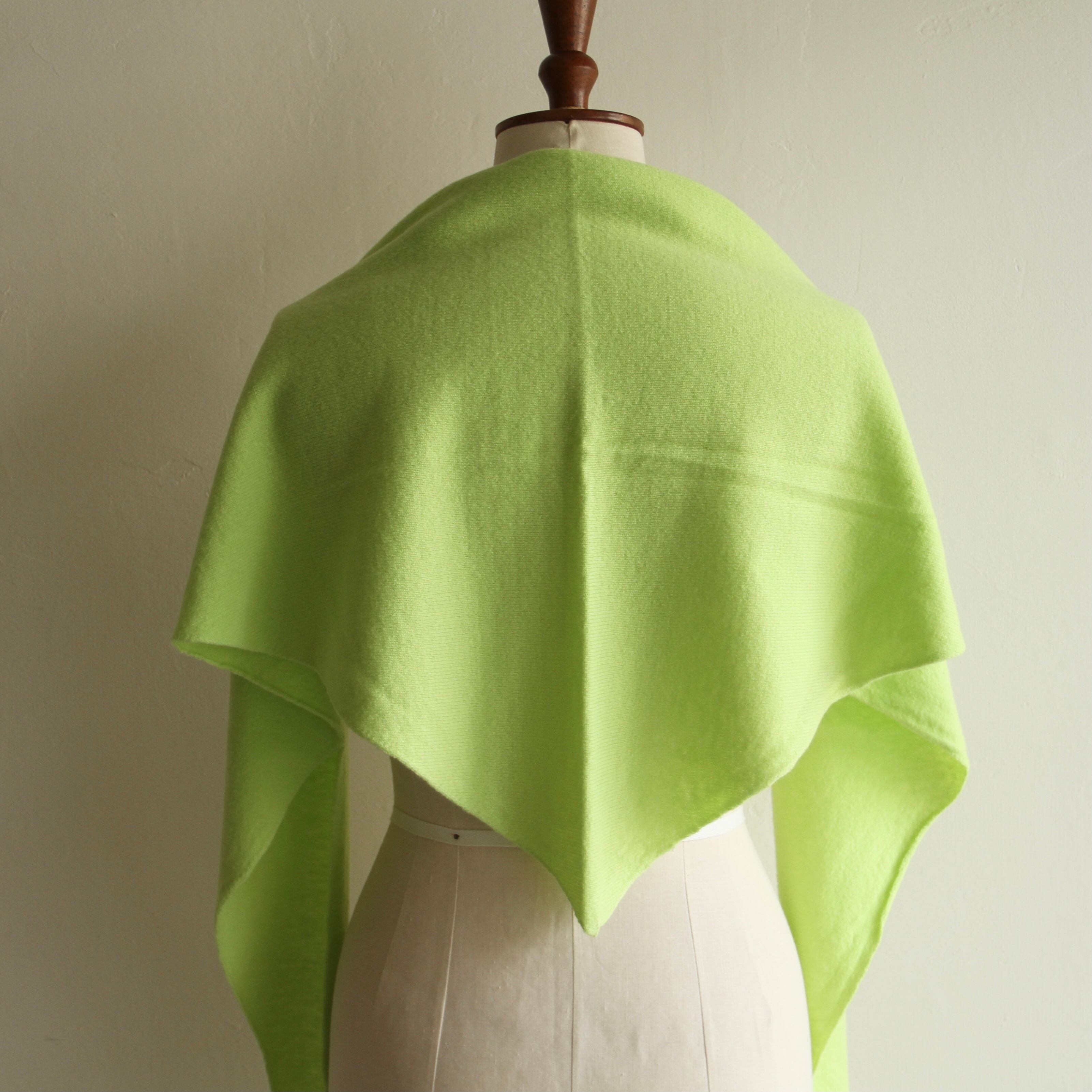 PHEENY【 womens 】wool knit triangle scarf | Terminal