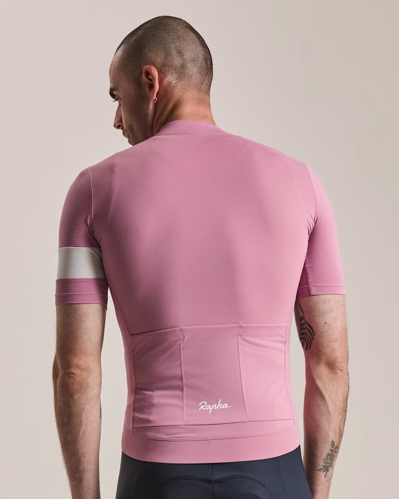 RAPHA Men's Core Lightweight Jersey DUSTY MAUVE/WHITE